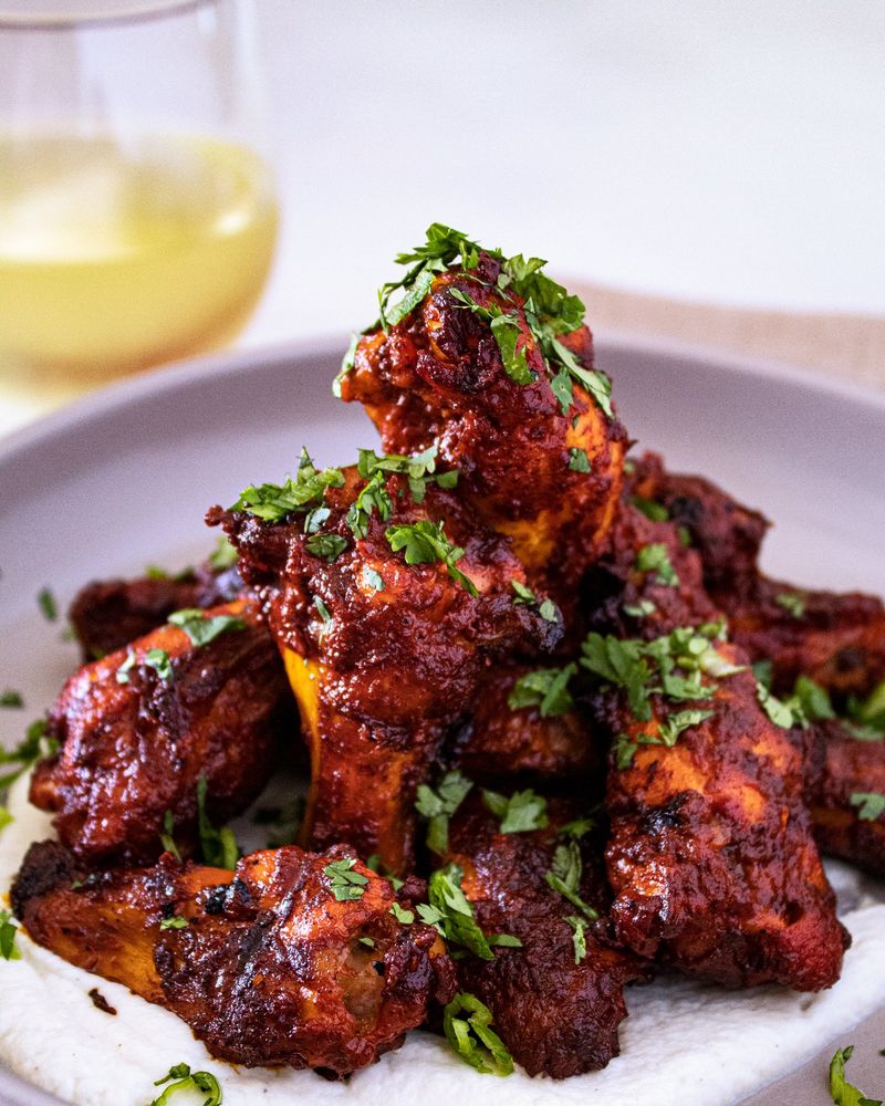 New Mexico Red Chile Wings