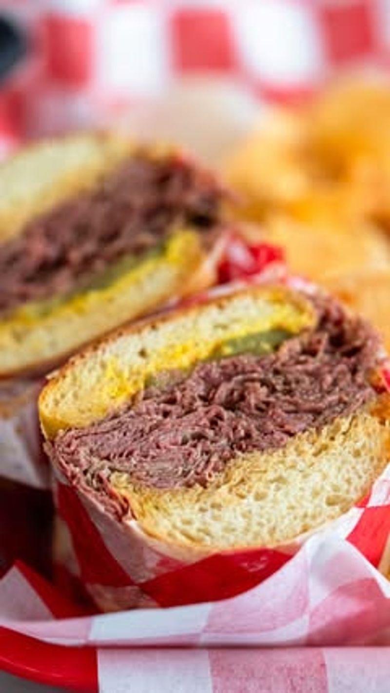 Pup 'N' Taco Pastrami Sandwiches