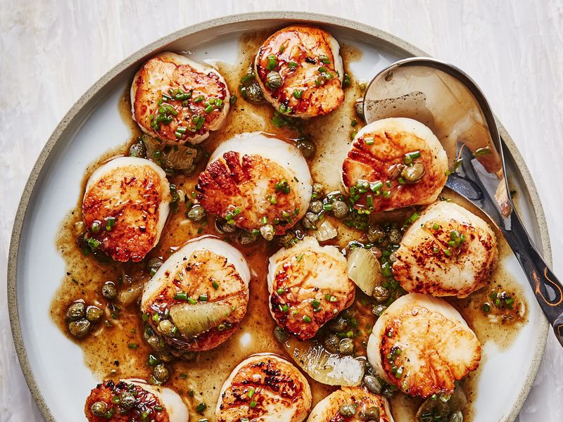 Seared Scallops With Brown Butter
