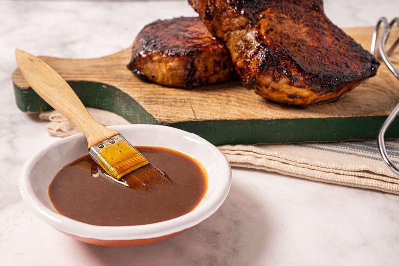 Coffee Bourbon Glaze