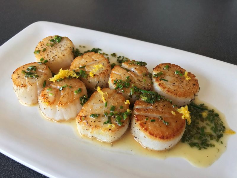 Scallops (pan-seared or fried)