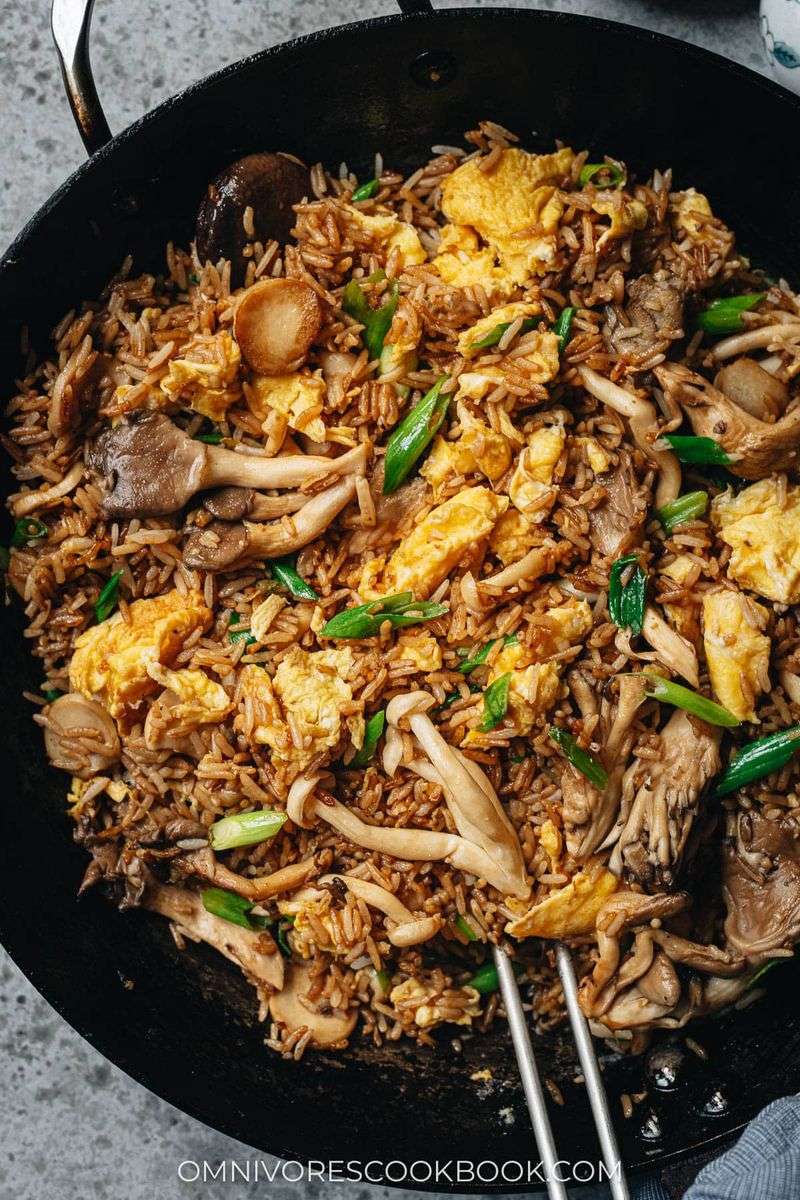 Mushroom Fried Rice