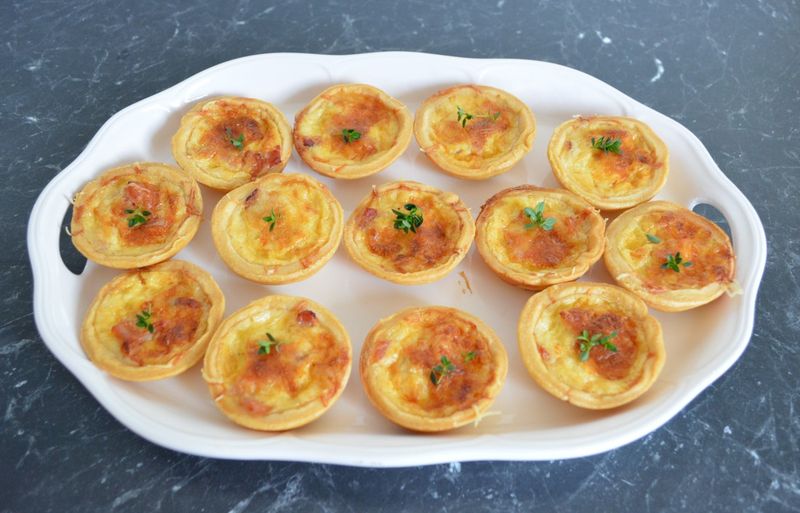 Tiny Quiches (Mini Lorraine)
