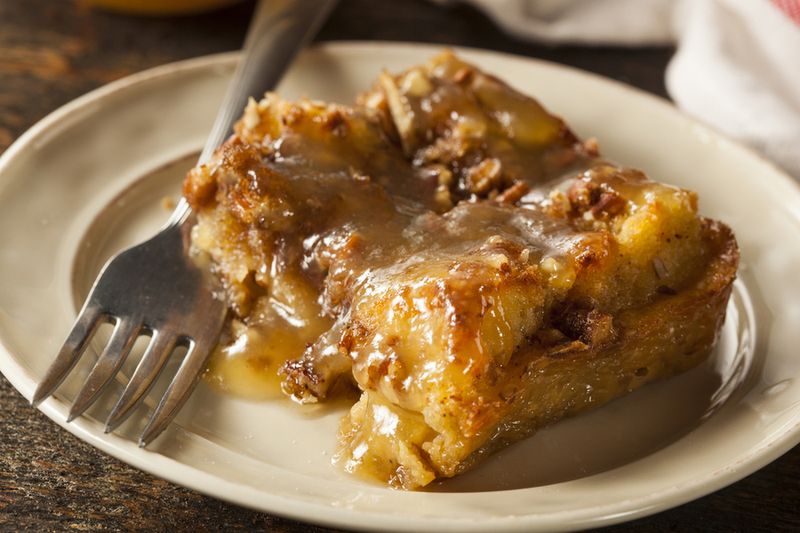 Bread Pudding with Bourbon Sauce