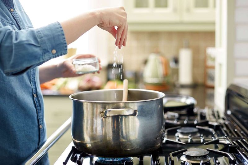 The dish ends up too salty