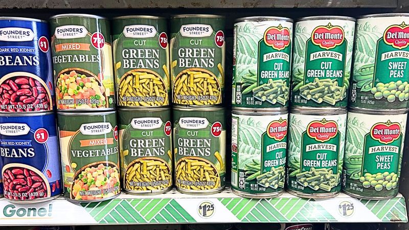 Canned Veggies (Corn and Green Beans)
