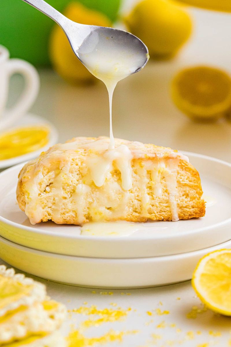 Lemon Glazed Scones