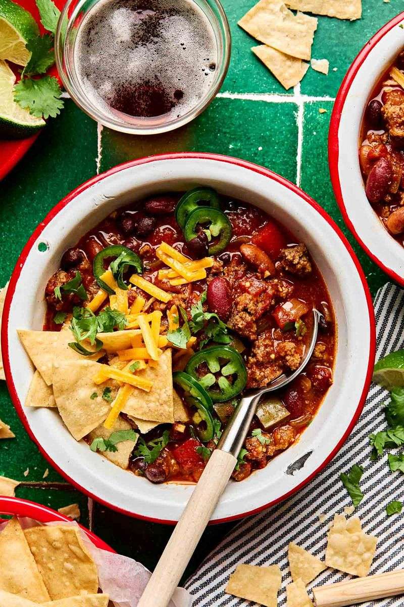 The chili tastes greasy