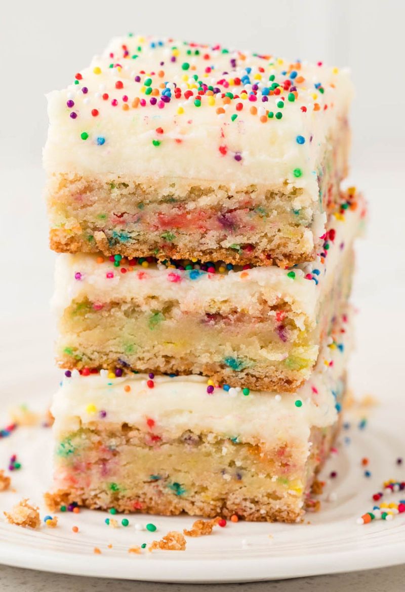 Funfetti-Style Birthday Bars