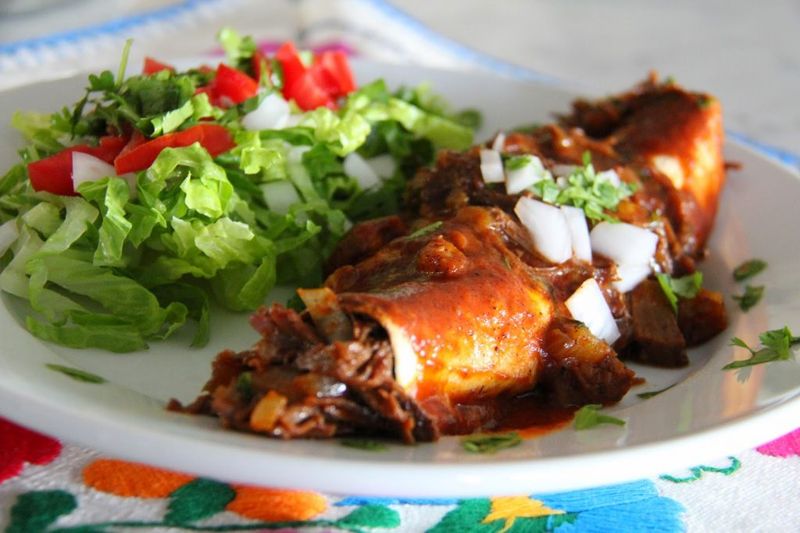 Red Chile Enchiladas