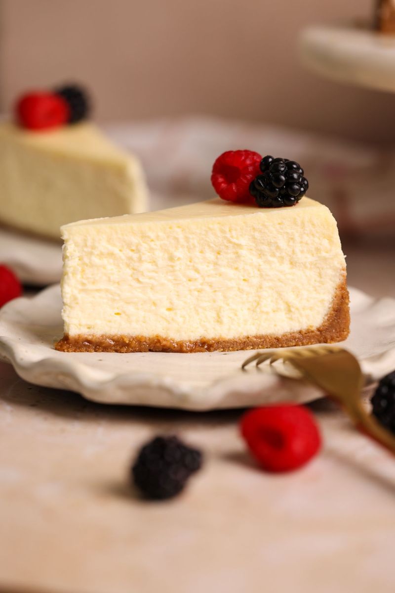 Frozen Cheesecake Slices