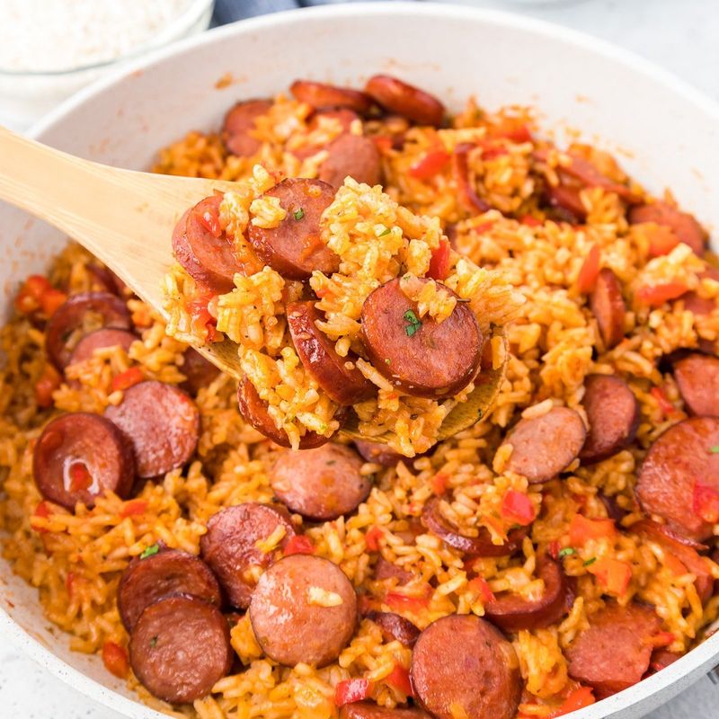 Turkey Sausage Fried Rice