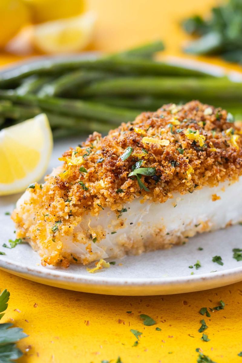 Panko-Crusted Baked Cod
