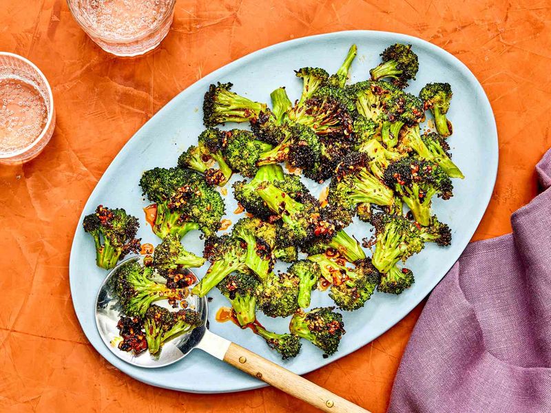 Air Fryer Roasted Broccoli
