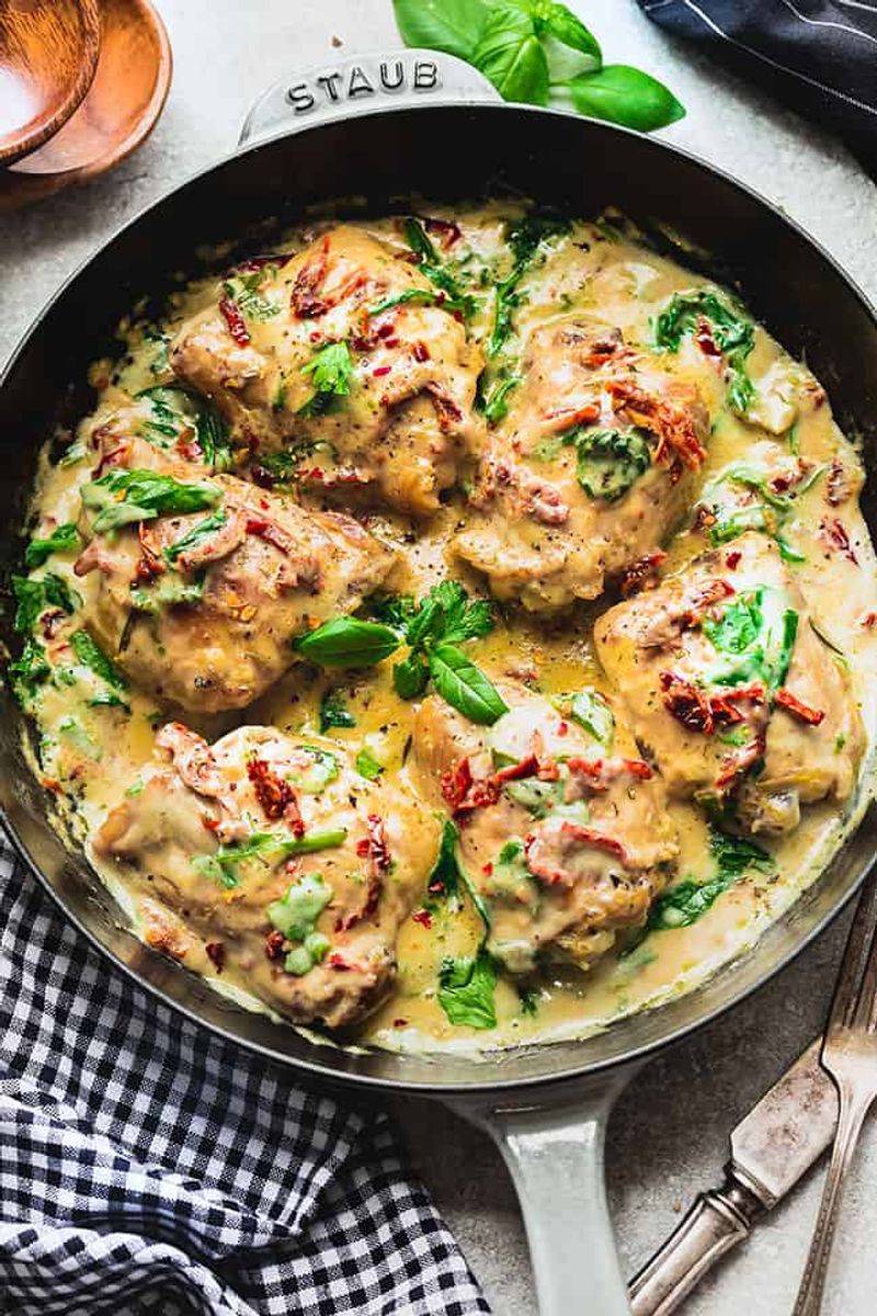 Creamy Tuscan Chicken with Spinach