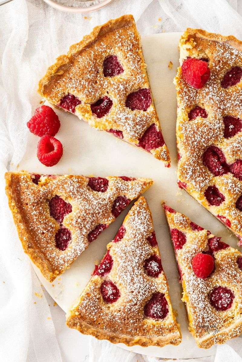Raspberry Almond Tart