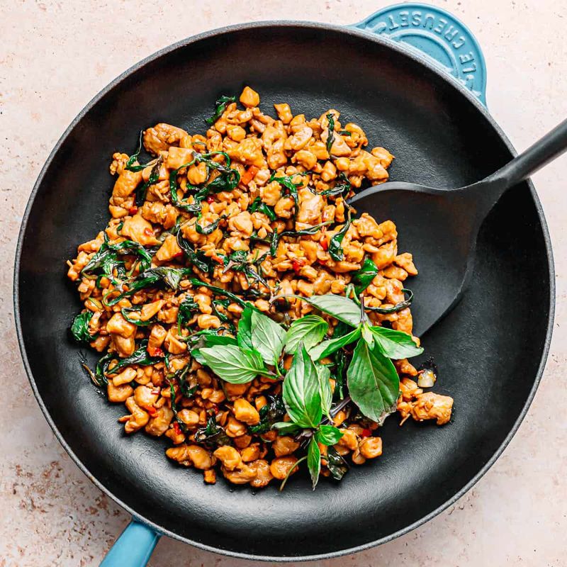 Thai Basil Chicken (Quick Version)