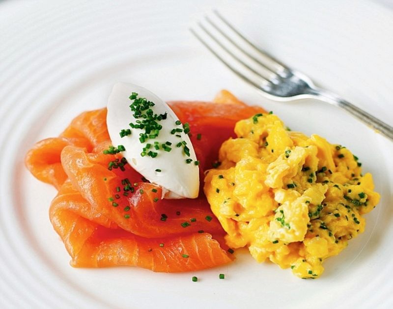 Smoked Salmon and Scrambled Eggs