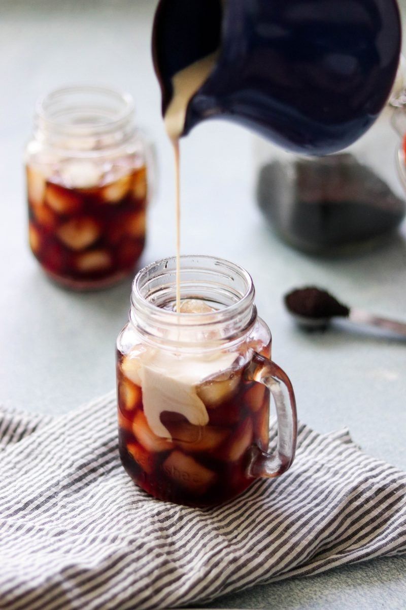 Coconut milk iced coffee