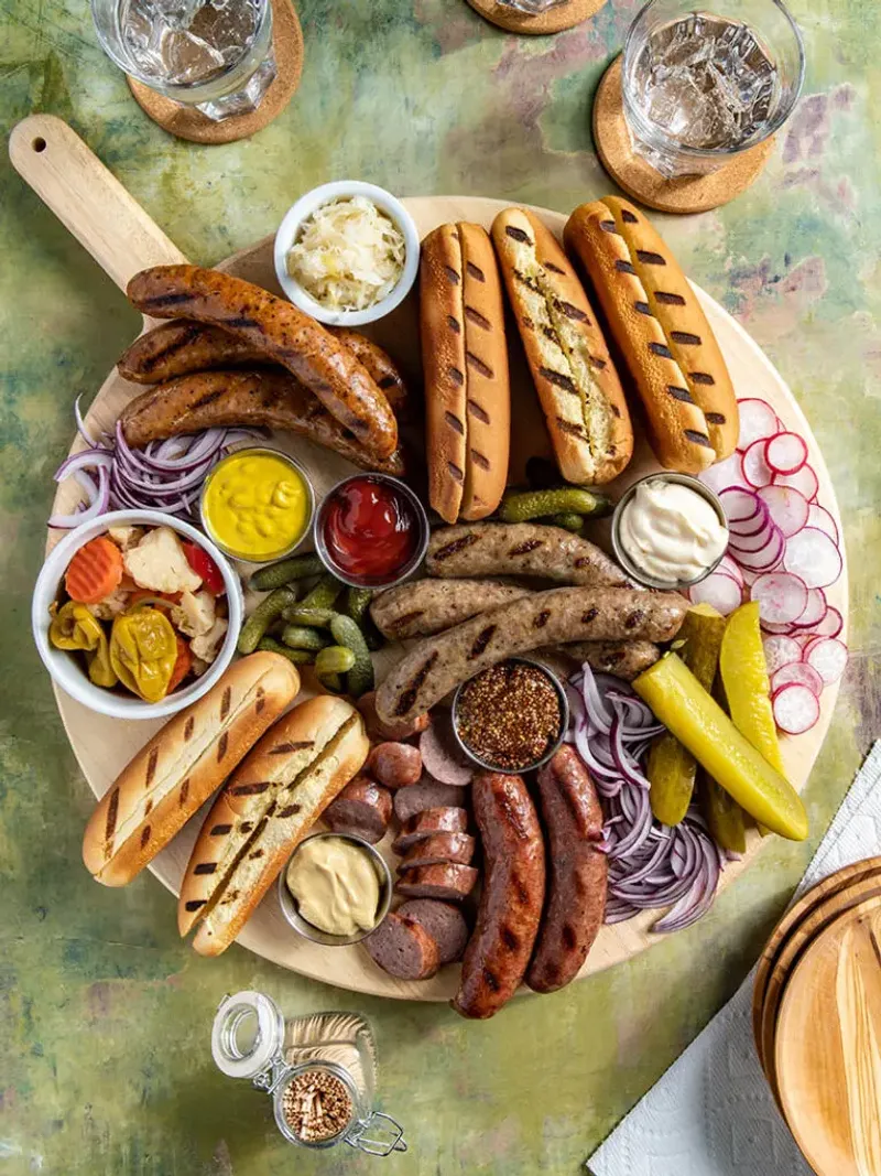 Bratwurst with Giardiniera