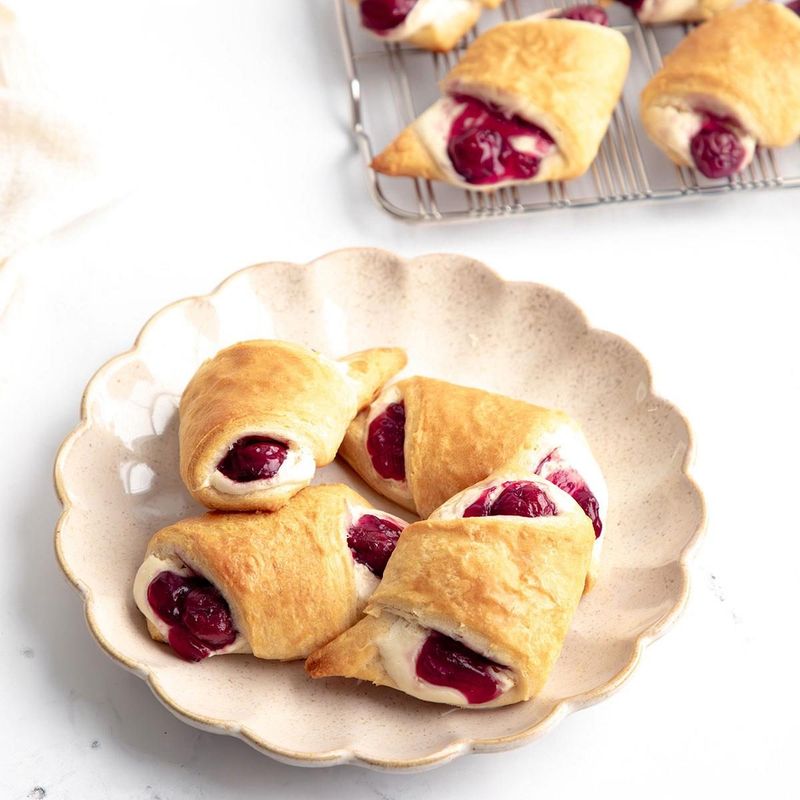 Cherry Pie Crescent Rolls