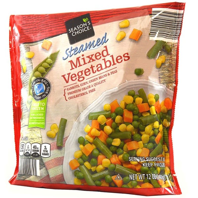 Season’s Choice Steamable Vegetables With Sauce