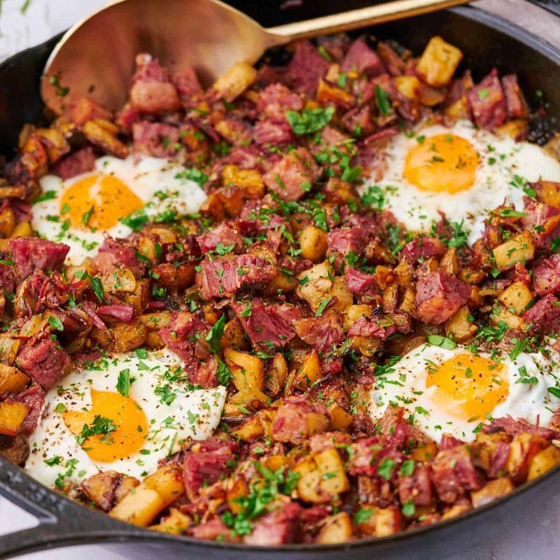 Corned Beef Hash with Eggs