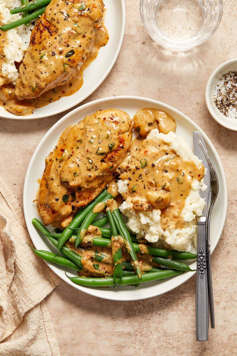 One-Pot Creamy Herb Chicken
