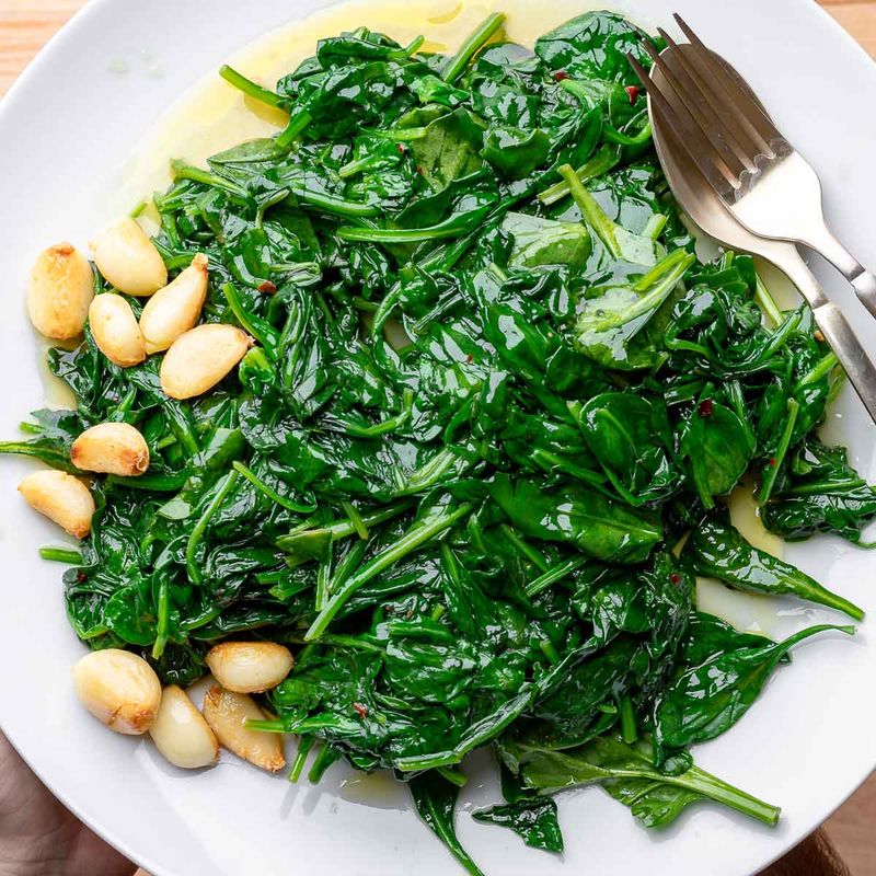 Sauteed Spinach with Garlic
