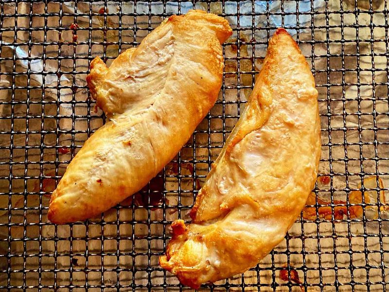 Frozen “lightly breaded” tenders