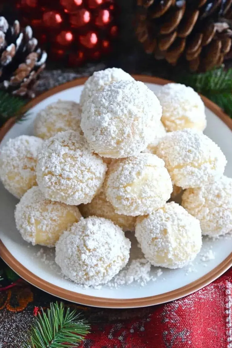 Sweetened Condensed Milk Snowball Cookies