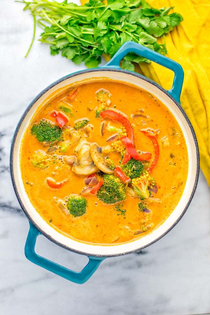 Red Curry Coconut Soup