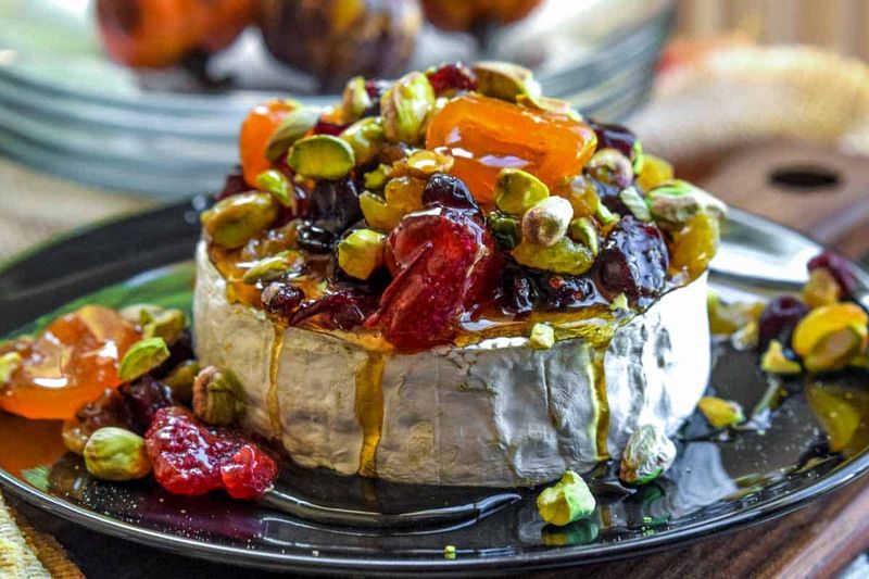 Baked Brie with Honey and Nuts