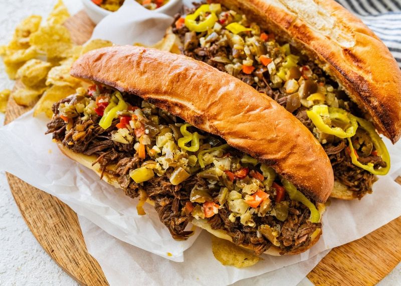 Italian Beef Sandwich Filling