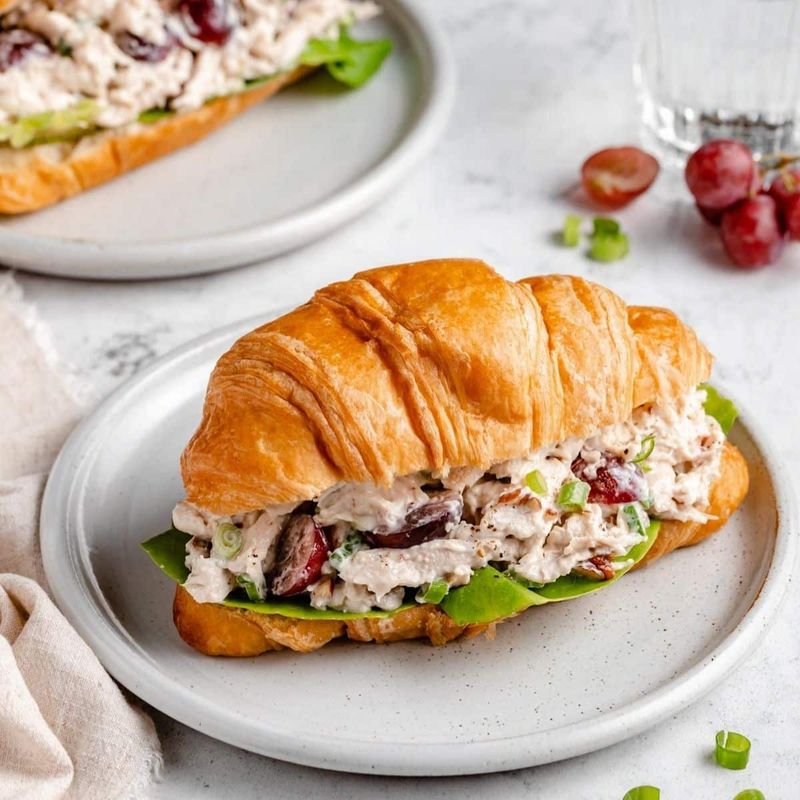 Chicken Salad on a Croissant