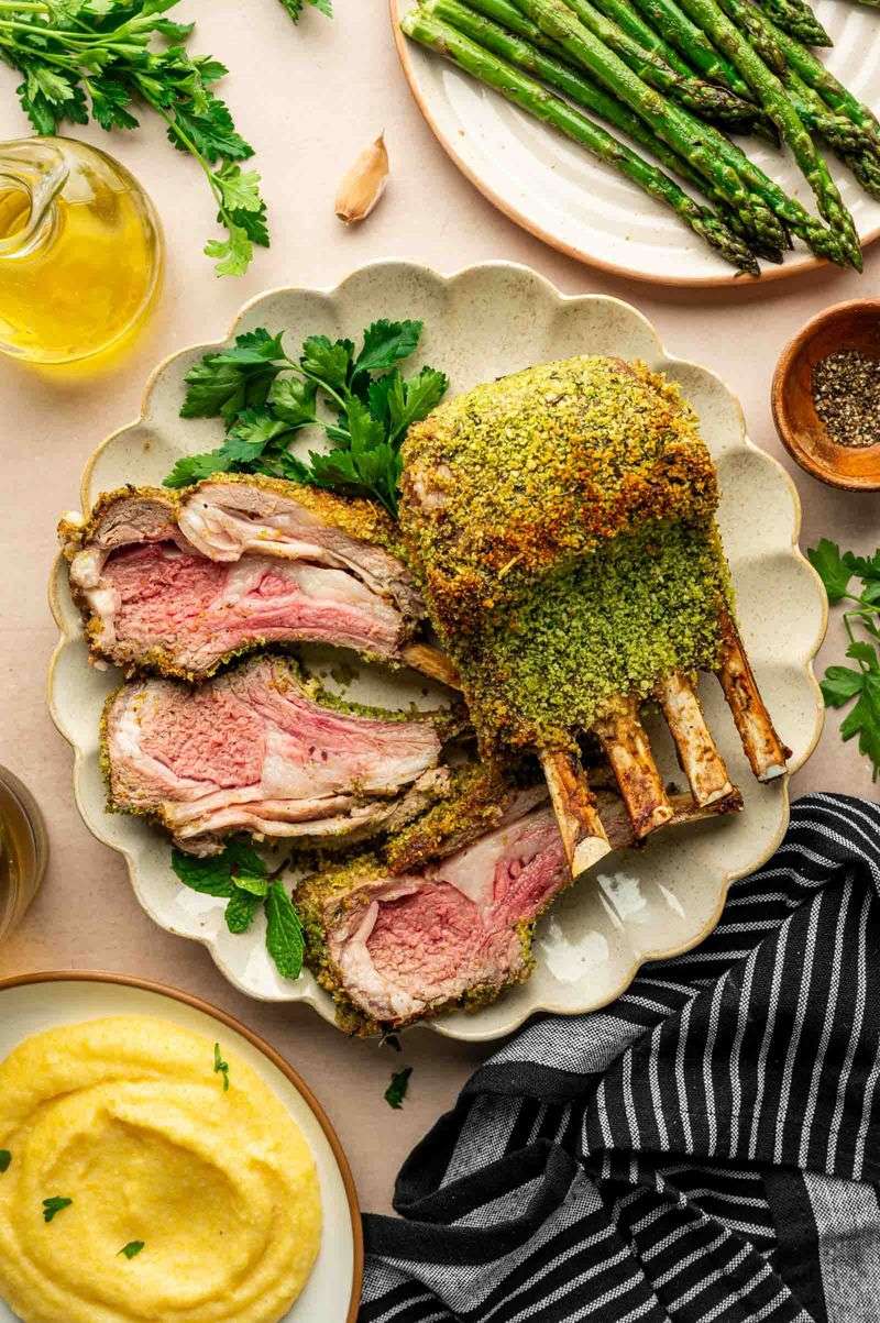 Herb Crusted Rack of Lamb