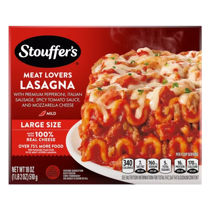 Stouffer’s Large Size Lasagna