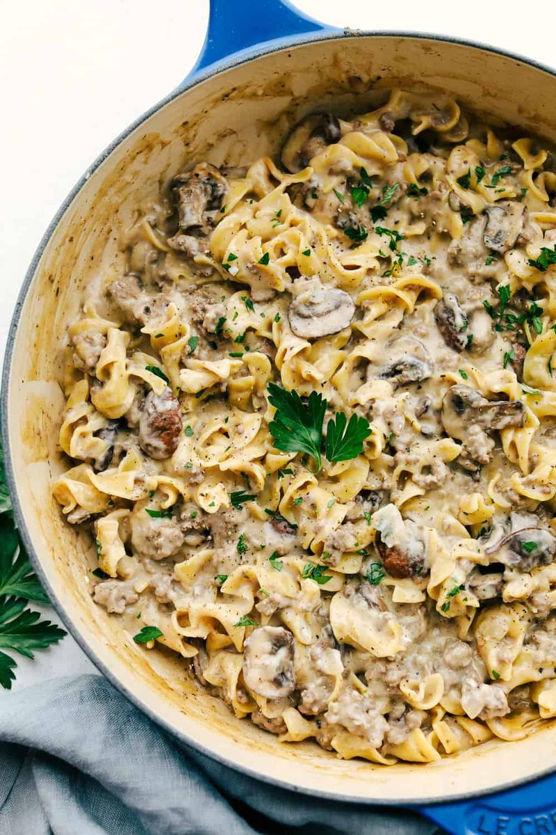 Beef and Mushroom Stroganoff