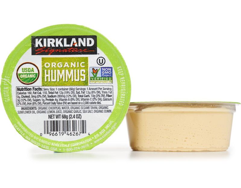 Kirkland Signature Organic Hummus Singles