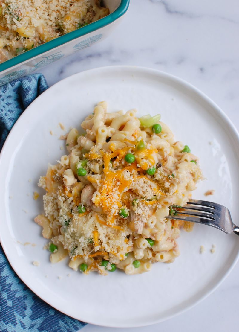 Tuna Noodle Casserole (No Boil Version)