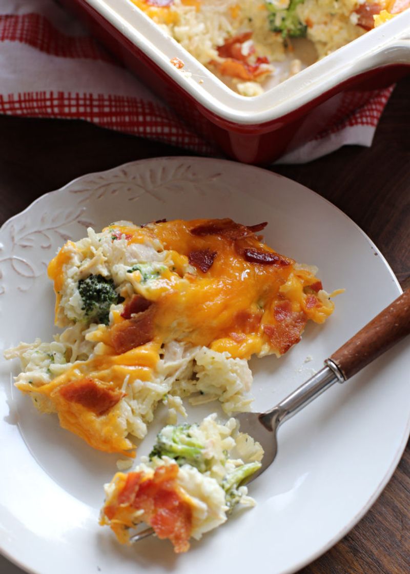 Cheesy Bacon Ranch Chicken and Rice
