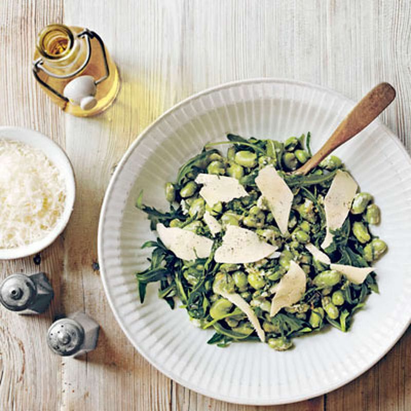 Fava Bean and Pecorino Salad