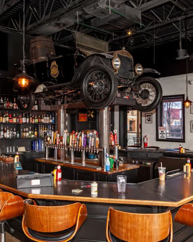 Rustic Industrial Atmosphere Creates Perfect Dining Vibes