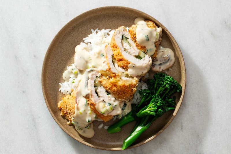Stuffed Chicken With Buffalo Mozzarella and Basil