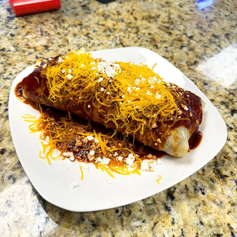 Kansas: Wet Burrito at Taco Shop