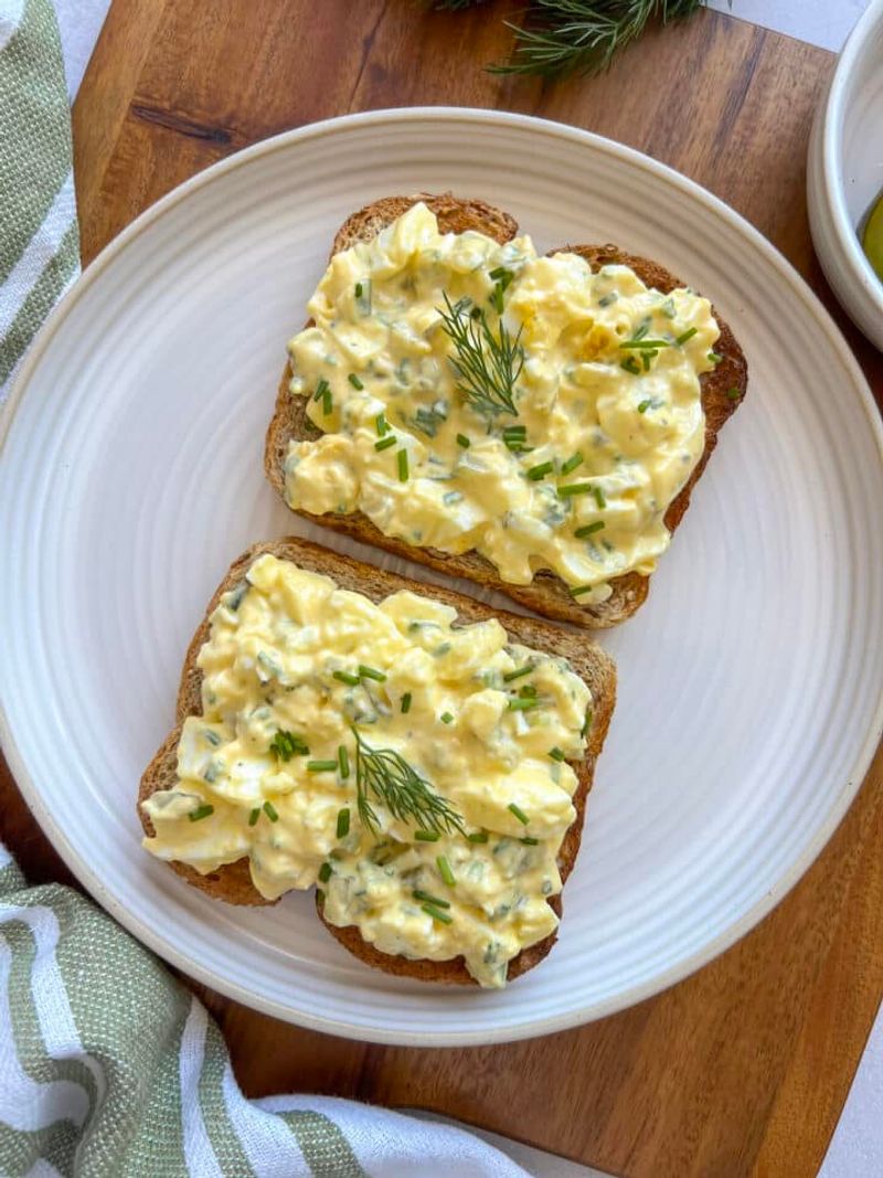 Egg Salad Dinner Plates