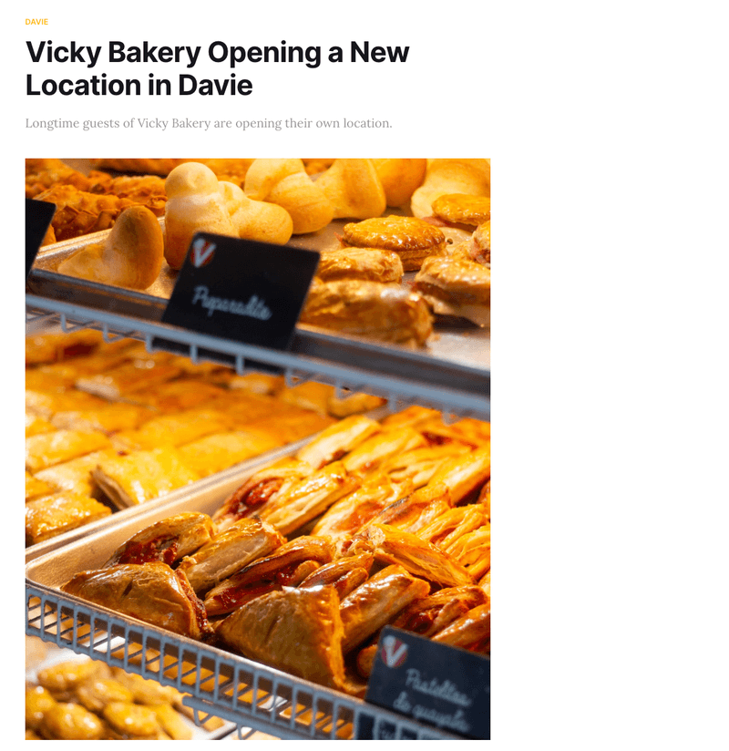 Vicky Bakery across Florida