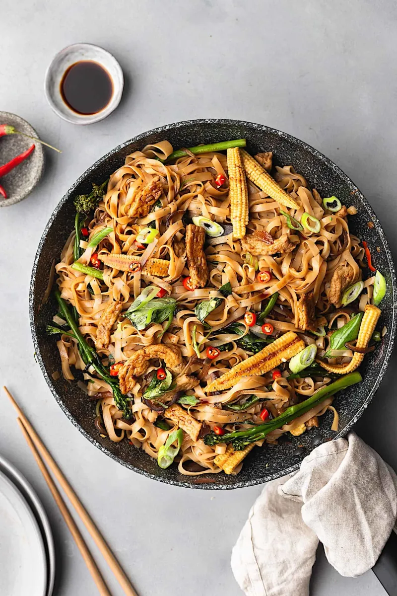 Drunken Noodles (Pad Kee Mao)