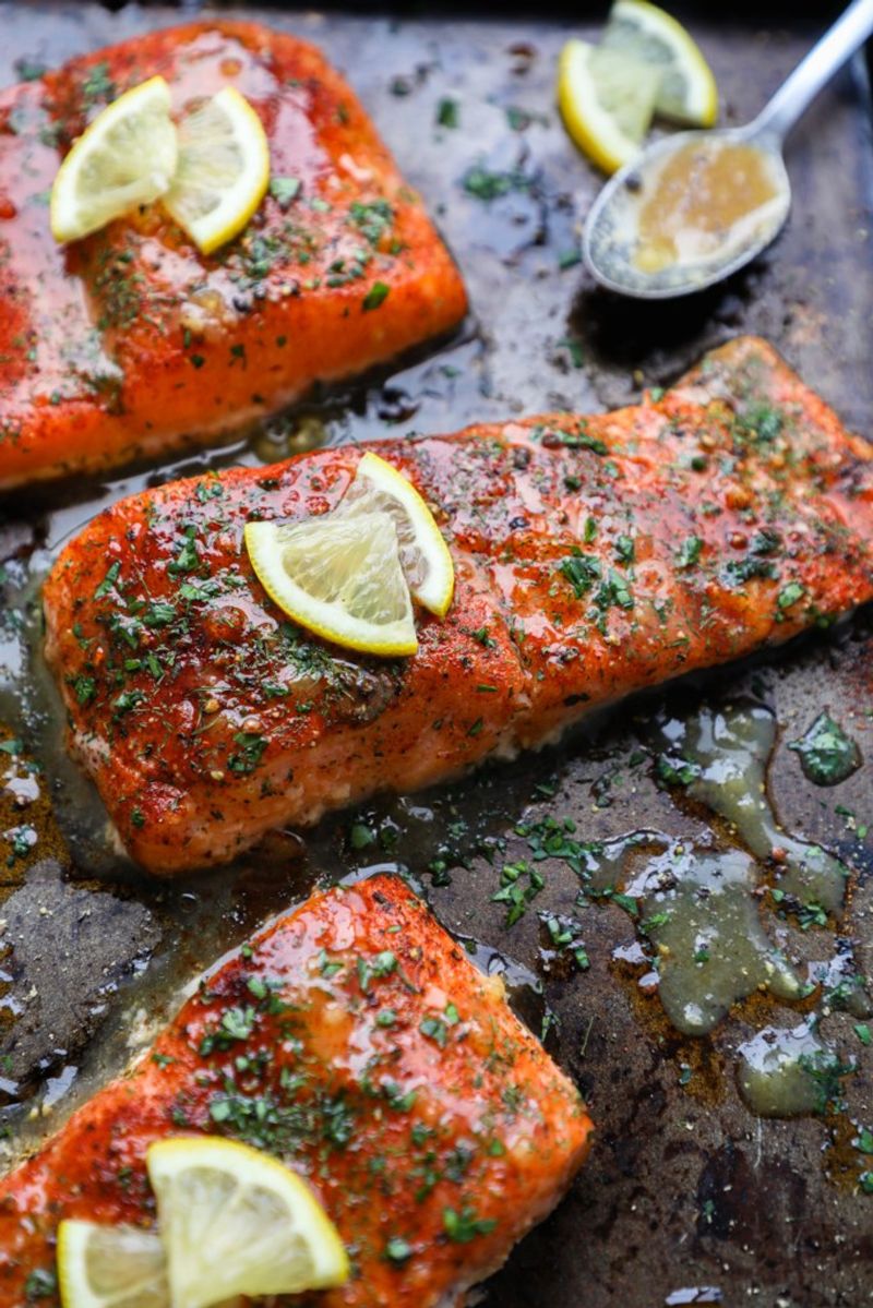Maple Dijon Salmon