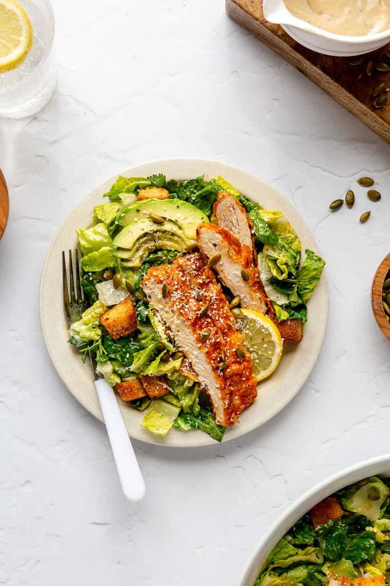 Crispy Hot Honey Chicken Salad
